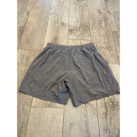 Lululemon Mens THE Short 7 Inch Gray Heather Space Dye Athletic Training XL - Picture 3 of 7